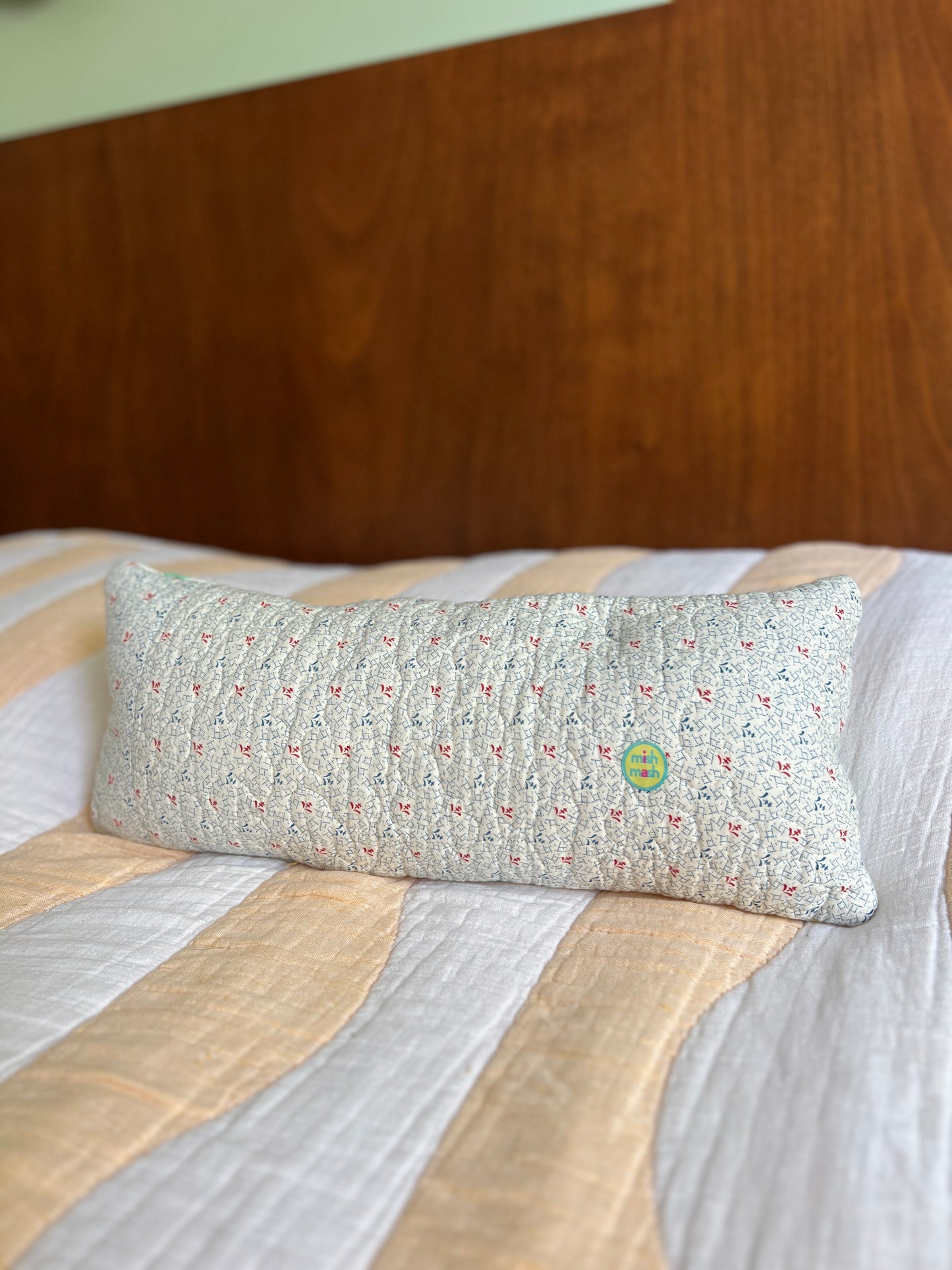 floral quilt pillow no. 5