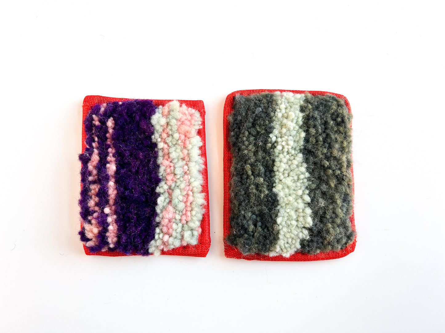 pair o' lil mug rugs