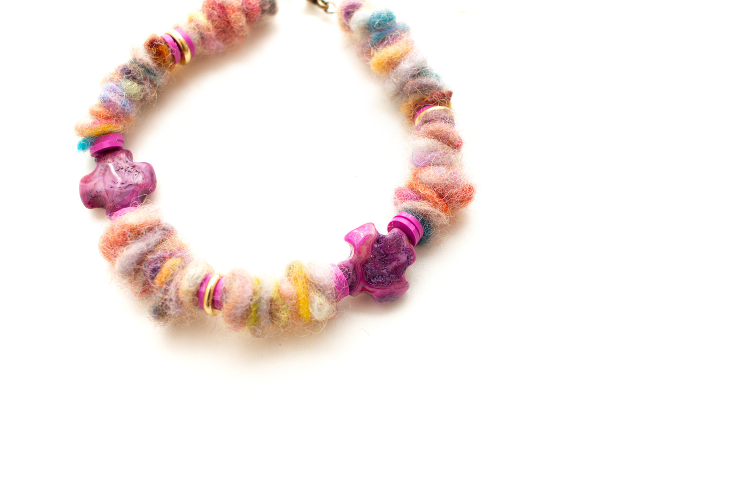 felty bead bracelet no. 7
