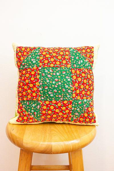 vintage patchwork pillow no. 4
