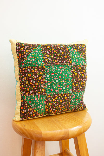 vintage patchwork pillow no. 5
