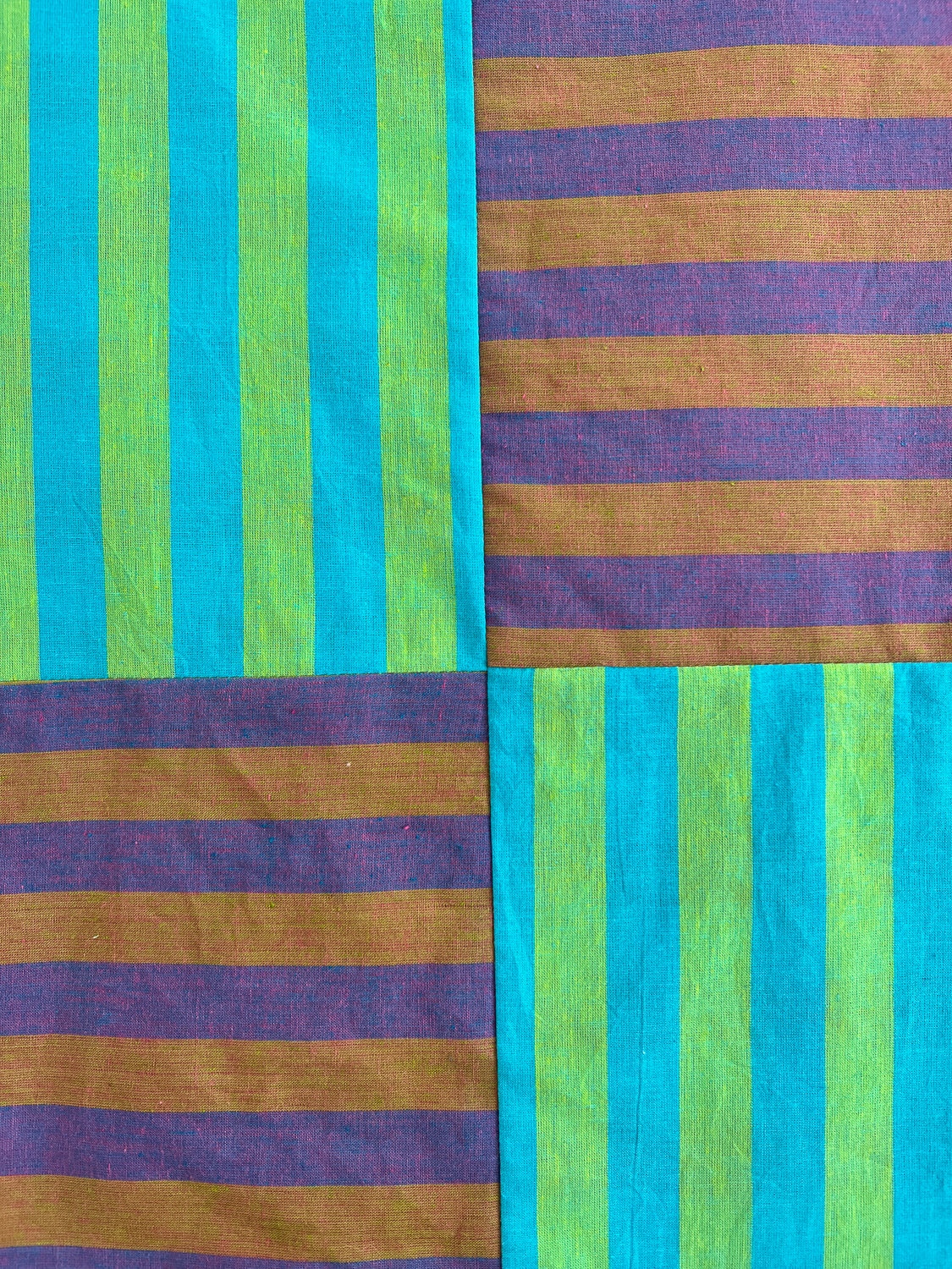 reversible stripey wall hanging no. 4