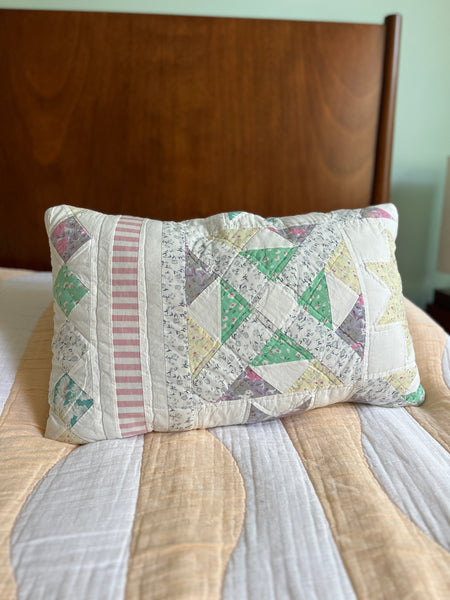 floral quilt pillow no. 1 [BIG!]