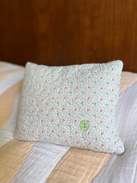 floral quilt pillow no. 4