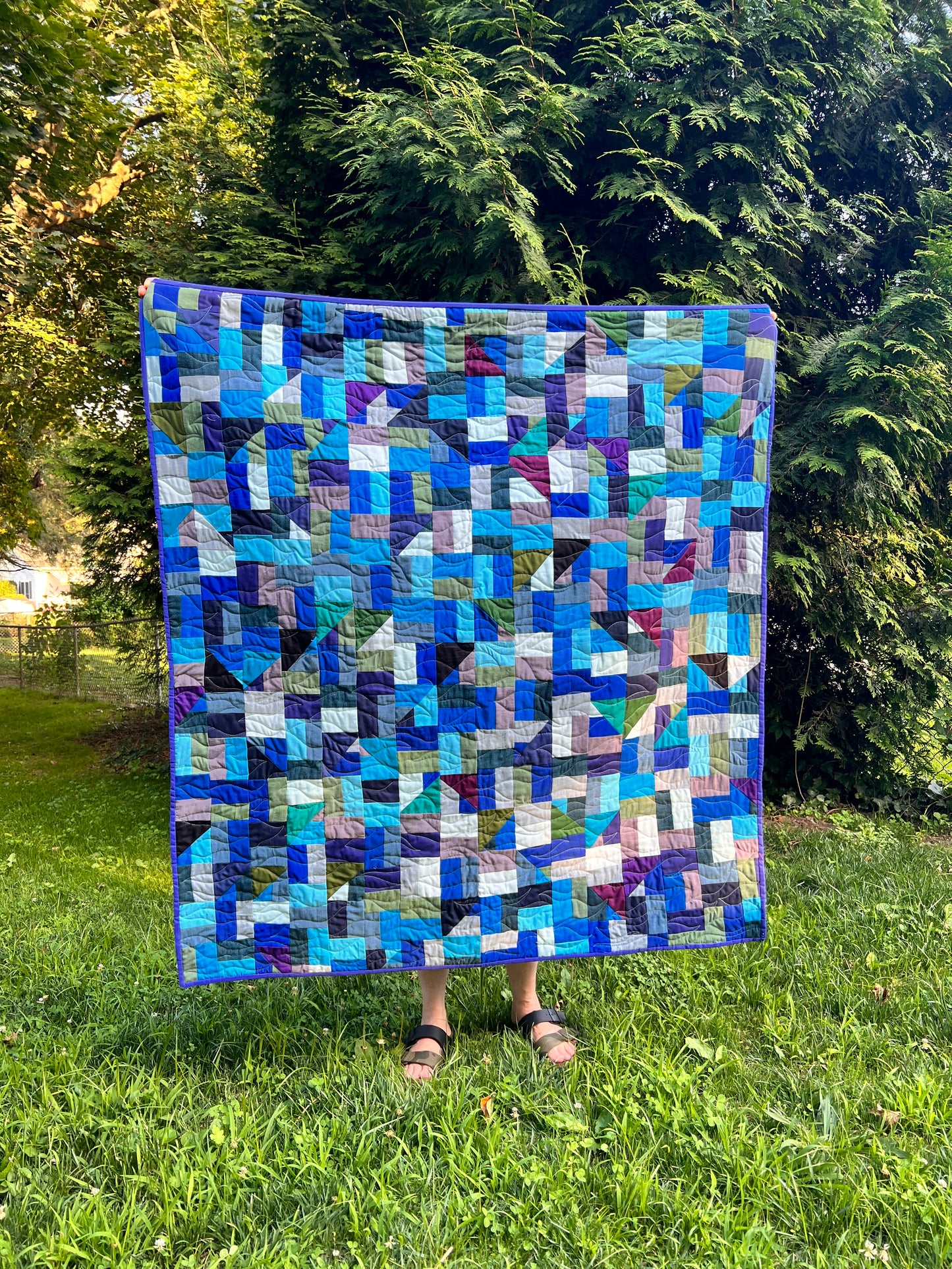 BLUES handmade quilt