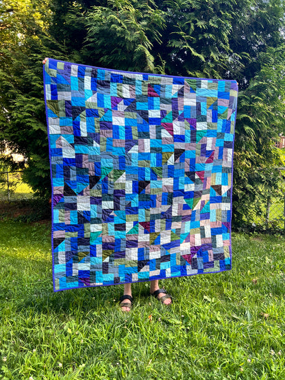 BLUES handmade quilt