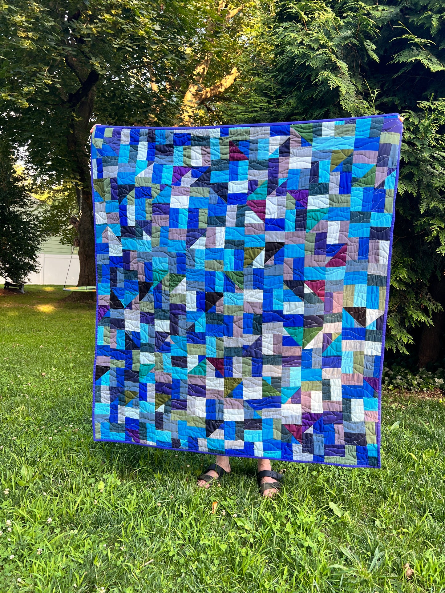 BLUES handmade quilt