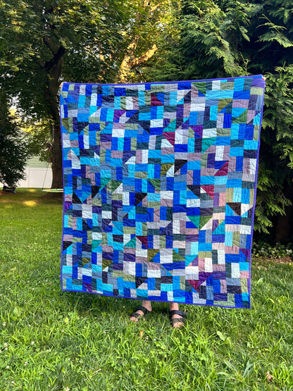 BLUES handmade quilt