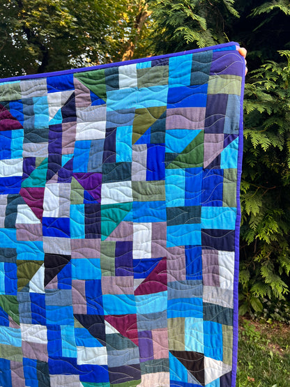 BLUES handmade quilt