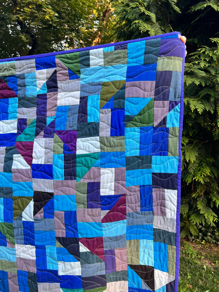 BLUES handmade quilt