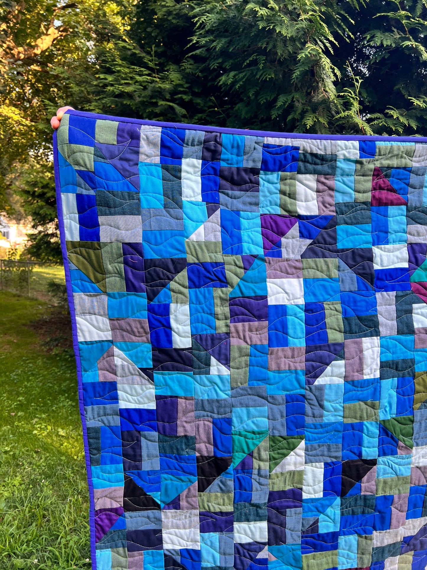 BLUES handmade quilt