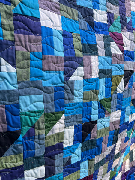 BLUES handmade quilt