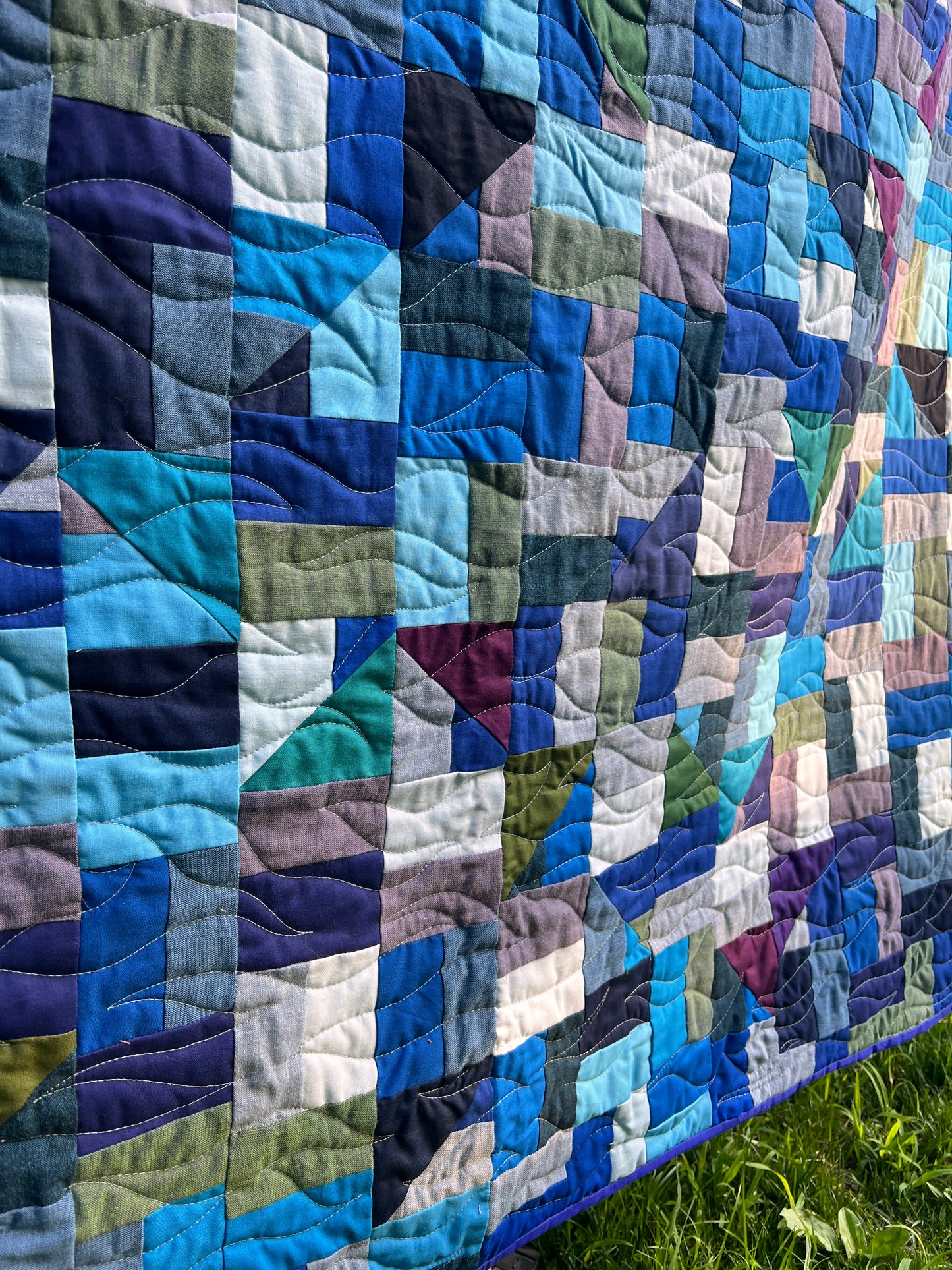 BLUES handmade quilt