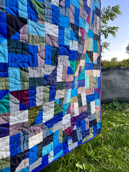 BLUES handmade quilt