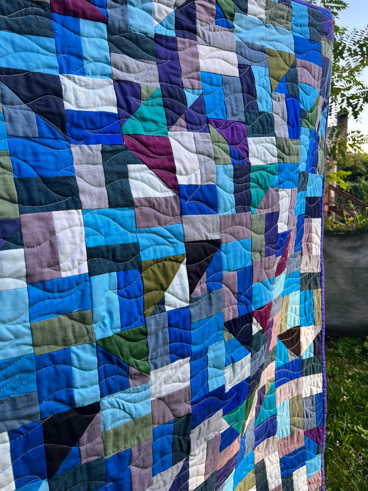 BLUES handmade quilt