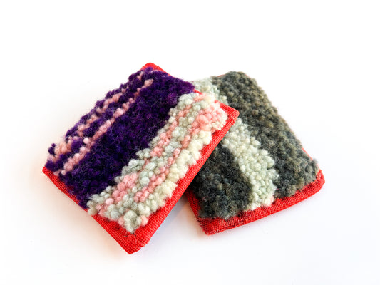 pair o' lil mug rugs