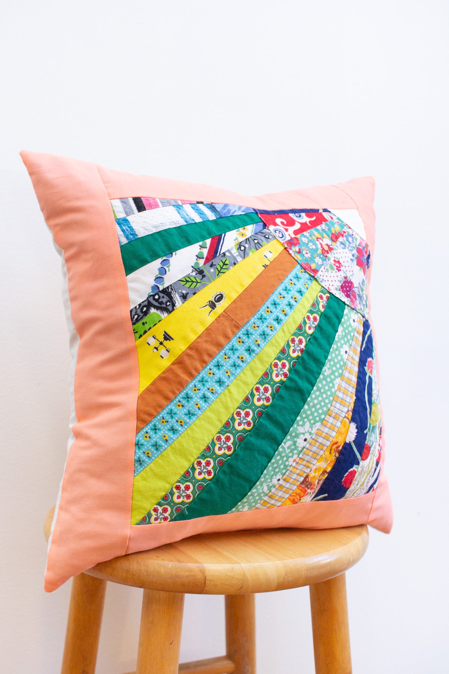 vintage patchwork pillow no. 12