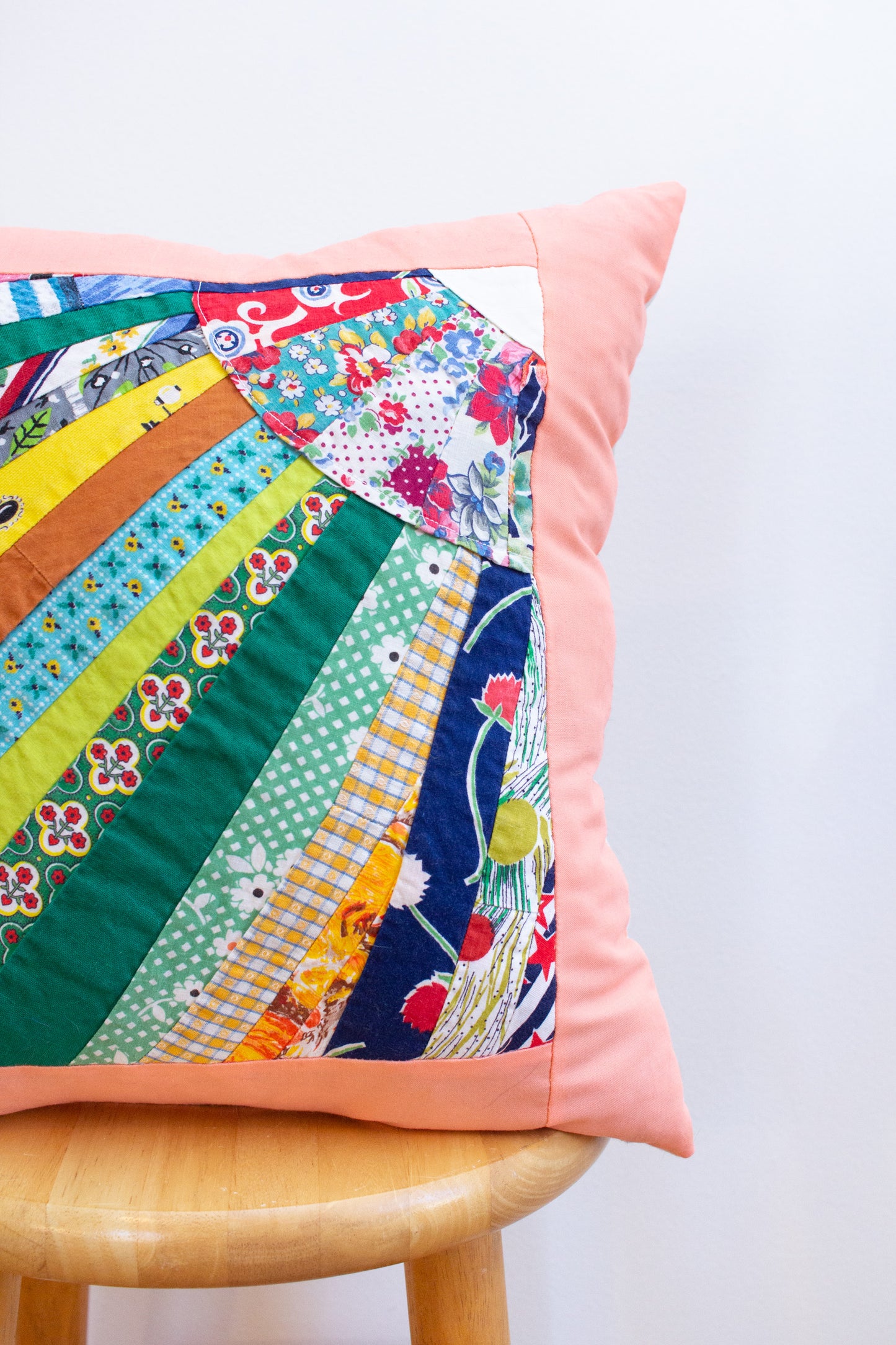 vintage patchwork pillow no. 12