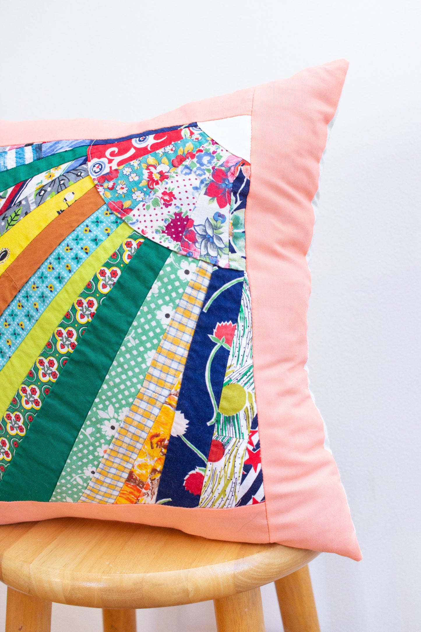 vintage patchwork pillow no. 12