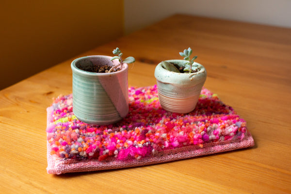 double-the-love mug rug no. 1