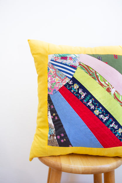 vintage patchwork pillow no. 13