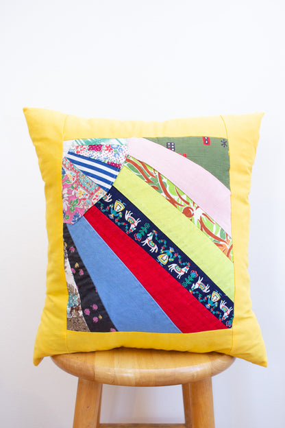 vintage patchwork pillow no. 13