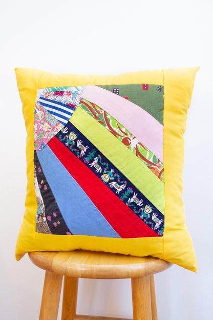 vintage patchwork pillow no. 13