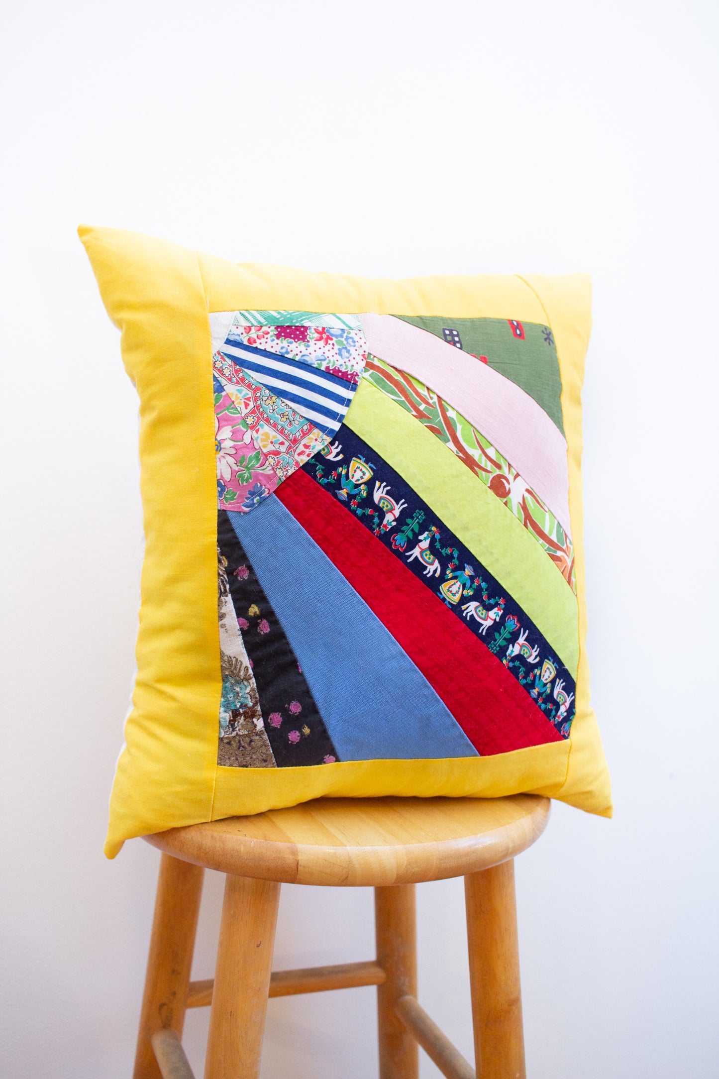 vintage patchwork pillow no. 13