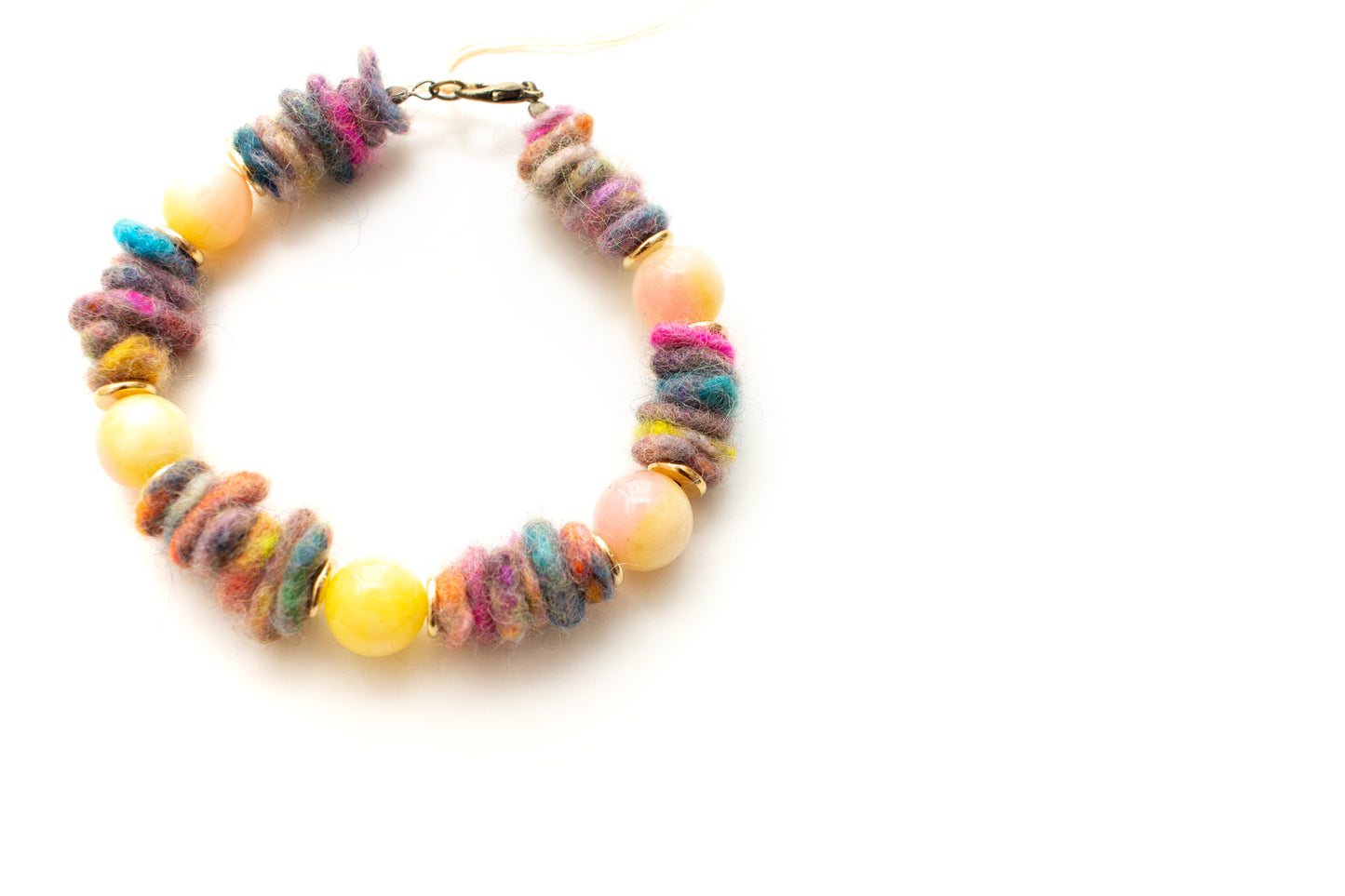 felty bead bracelet no. 5