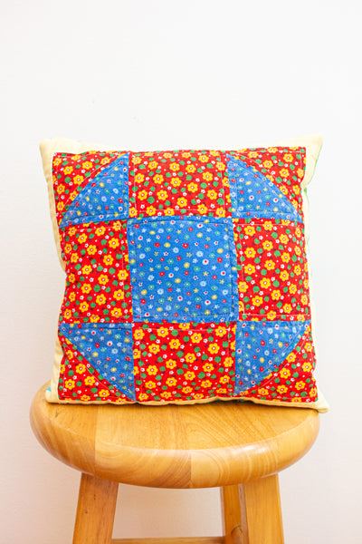vintage patchwork pillow no. 1
