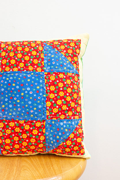 vintage patchwork pillow no. 1