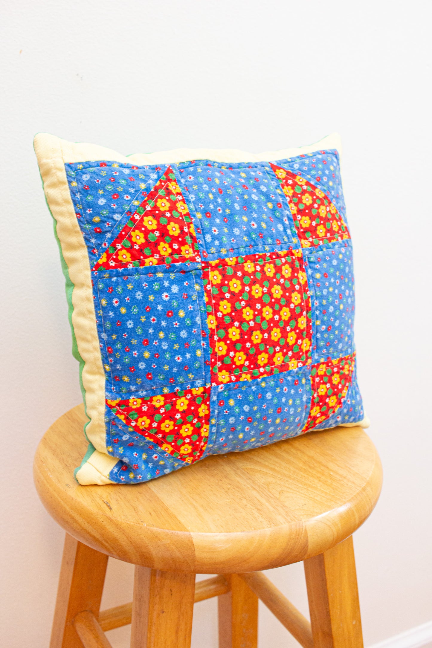 vintage patchwork pillow no. 2