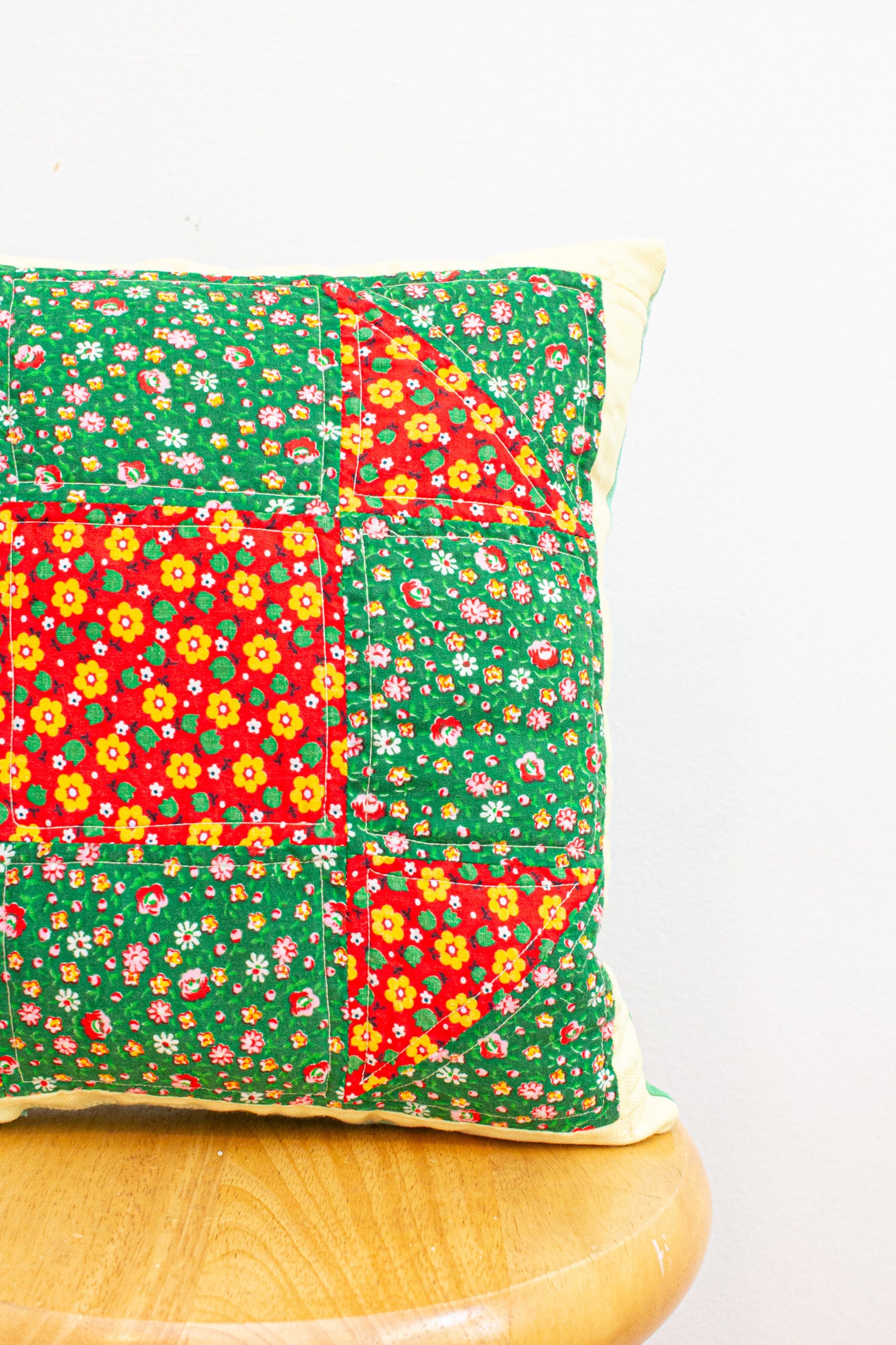 vintage patchwork pillow no. 3