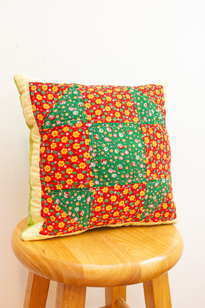 vintage patchwork pillow no. 4