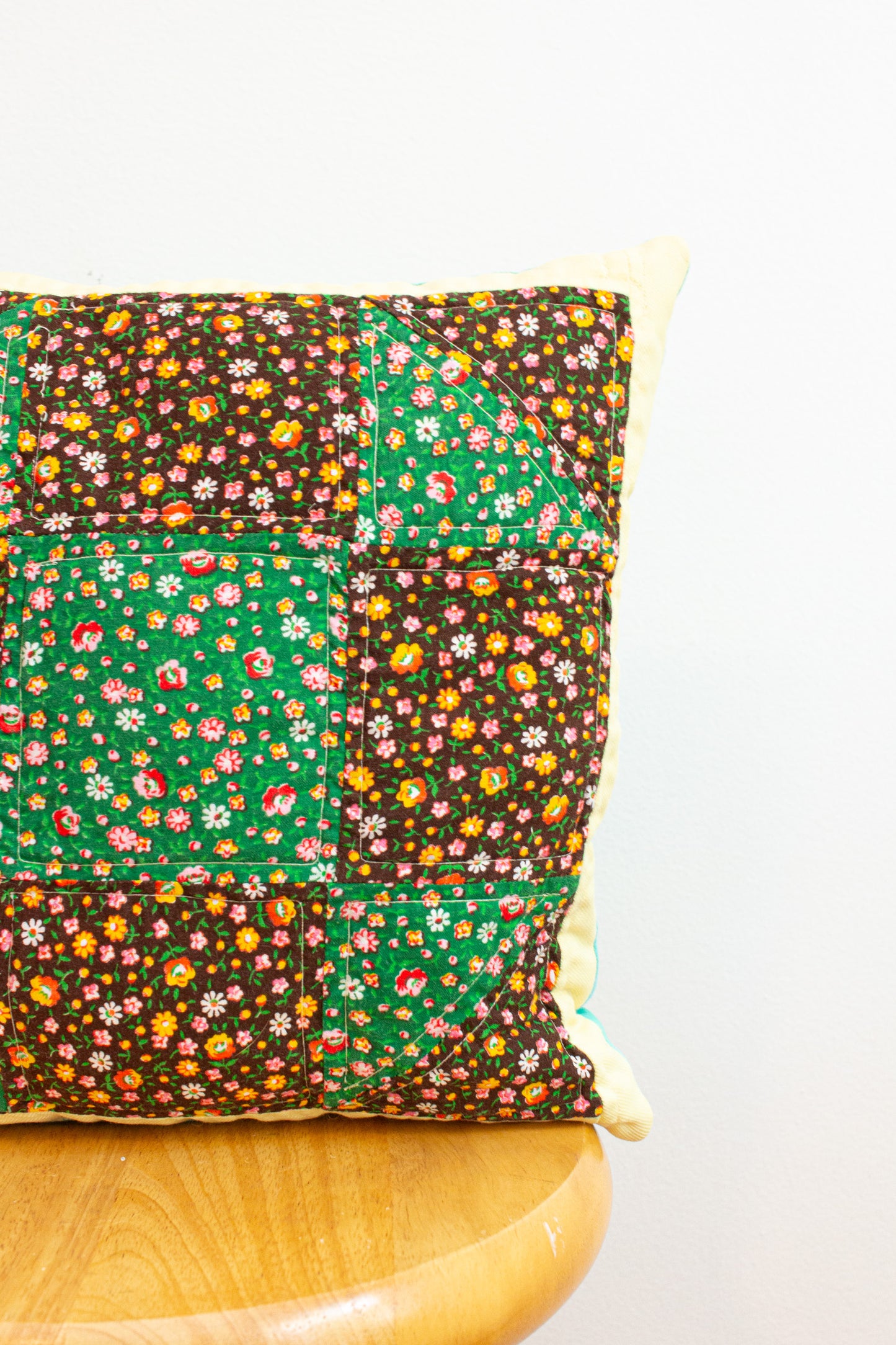 vintage patchwork pillow no. 5