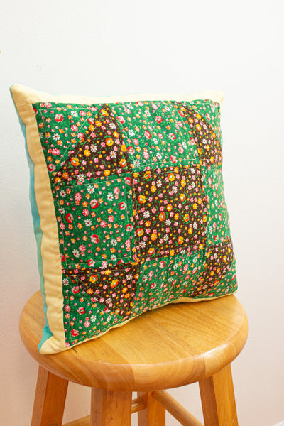 vintage patchwork pillow no. 6