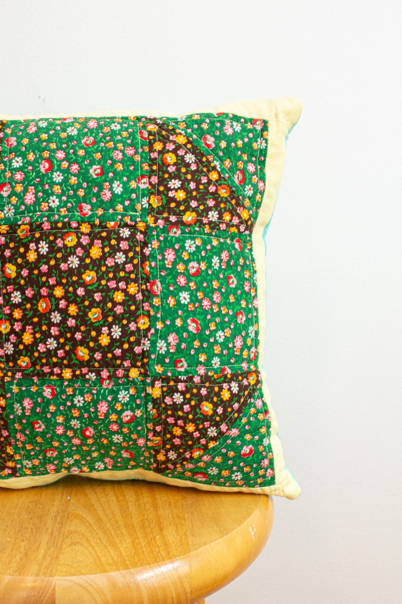 vintage patchwork pillow no. 6