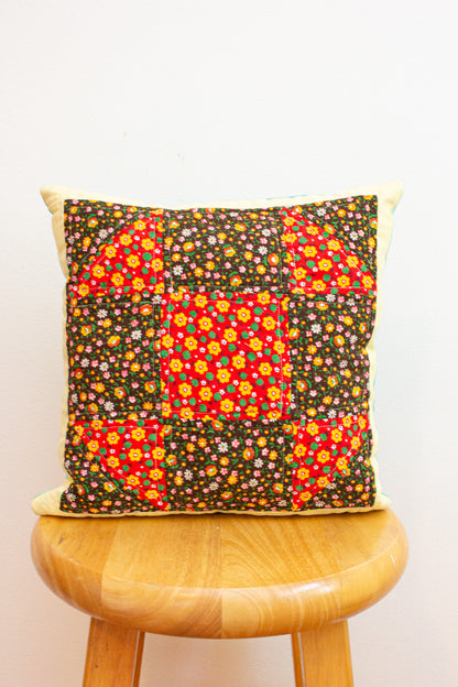 vintage patchwork pillow no. 7