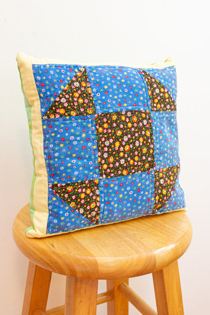 vintage patchwork pillow no. 8