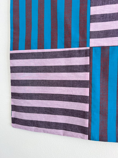 reversible stripey wall hanging no. 3