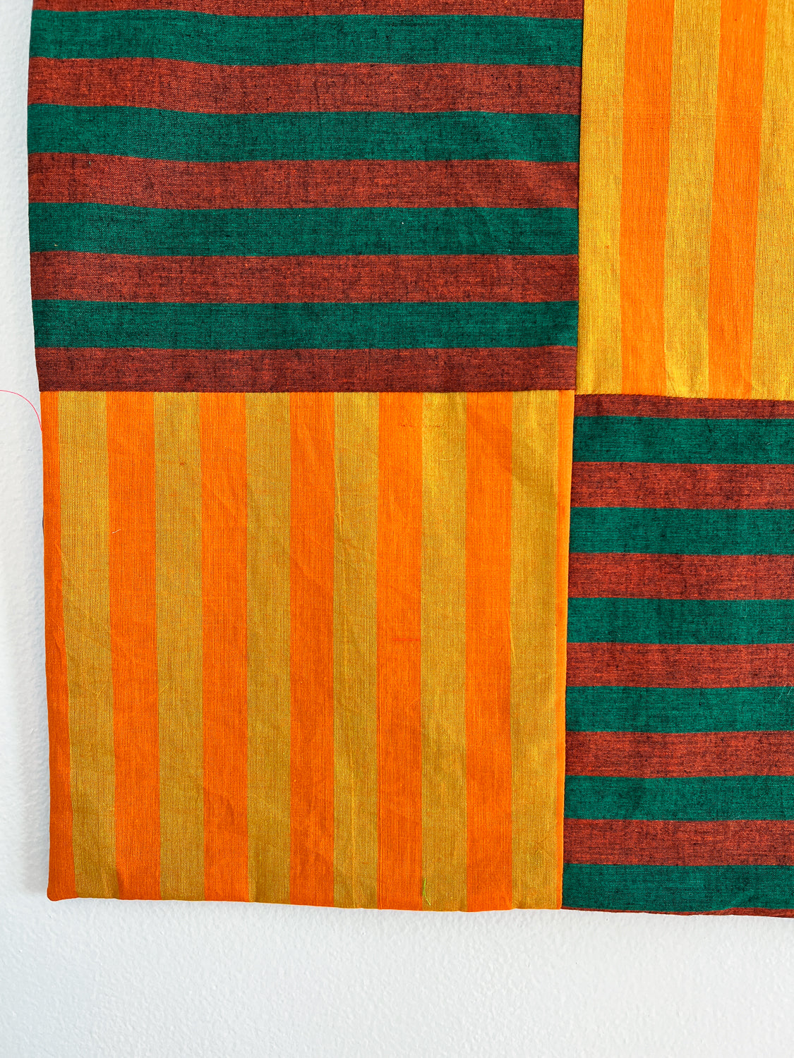 reversible stripey wall hanging no. 7