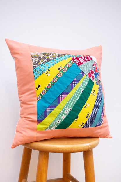 vintage patchwork pillow no. 10