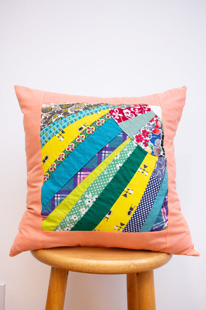 vintage patchwork pillow no. 10