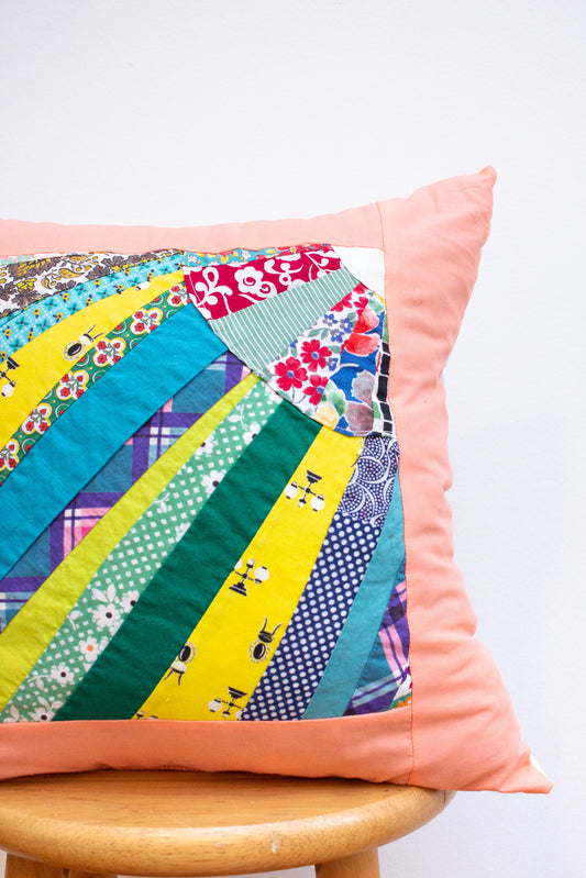 vintage patchwork pillow no. 10