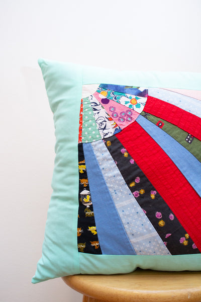 vintage patchwork pillow no. 11