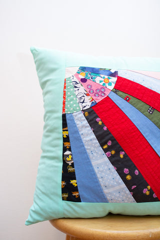 vintage patchwork pillow no. 11