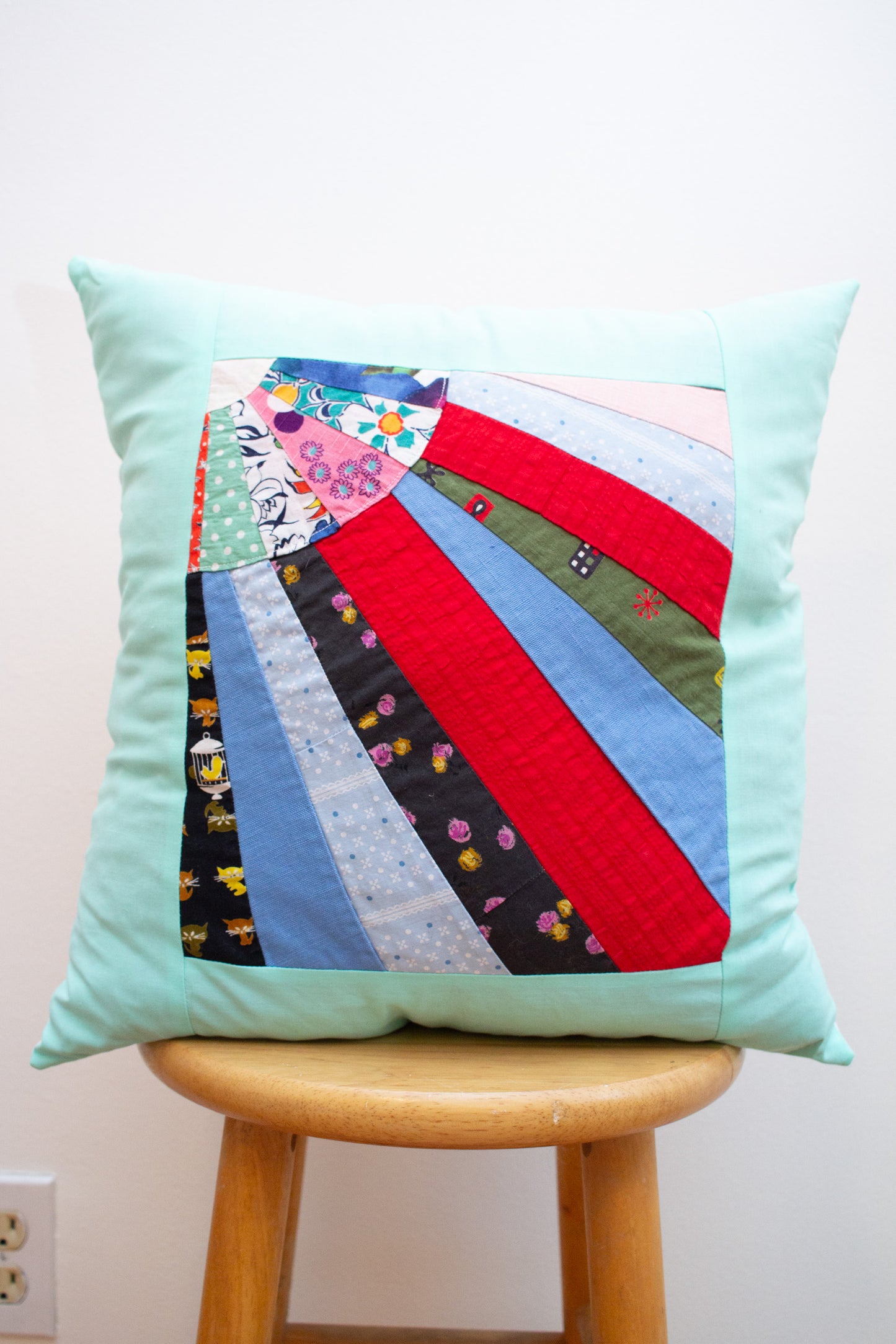 vintage patchwork pillow no. 11