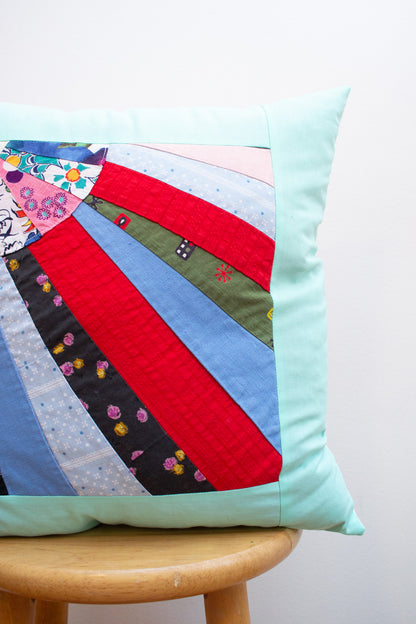 vintage patchwork pillow no. 11