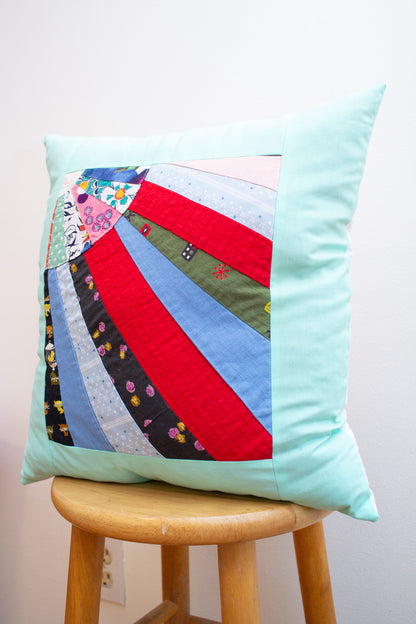 vintage patchwork pillow no. 11