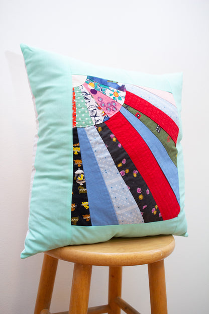 vintage patchwork pillow no. 11